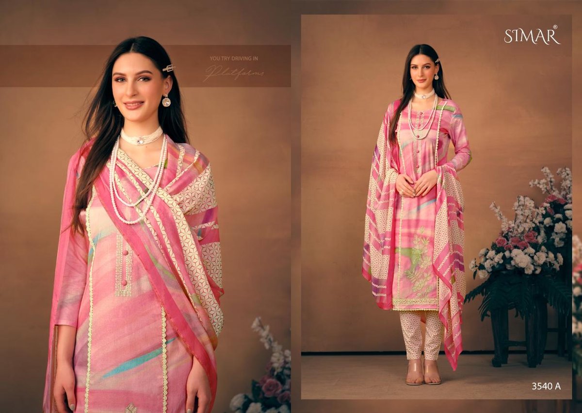 GLOSSY SIMAR ELLIZA 3540-A TO 3540-D 1