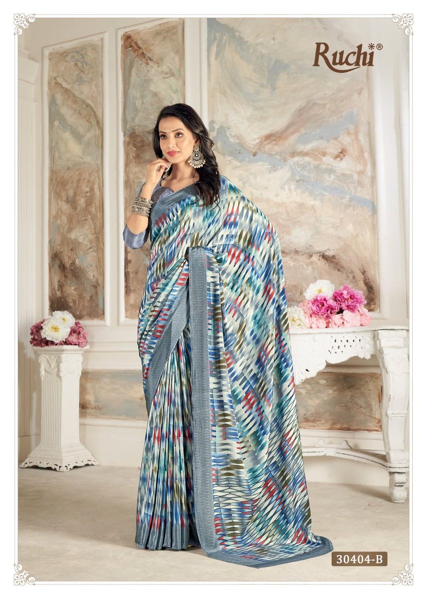 RUCHI SAREE VIVANTA SILK - 30 30401 A-B TO 30406 A-B 8