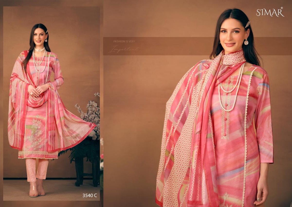 GLOSSY SIMAR ELLIZA 3540-A TO 3540-D 3