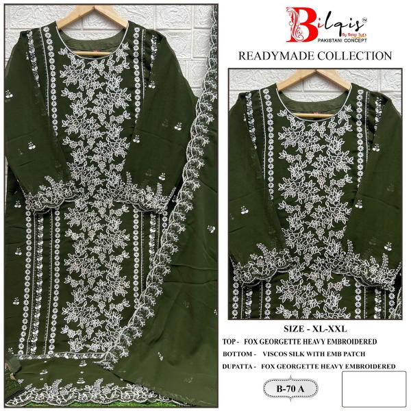 BILQIS READYMADE COLLECTION B-70-A TO B-70-D