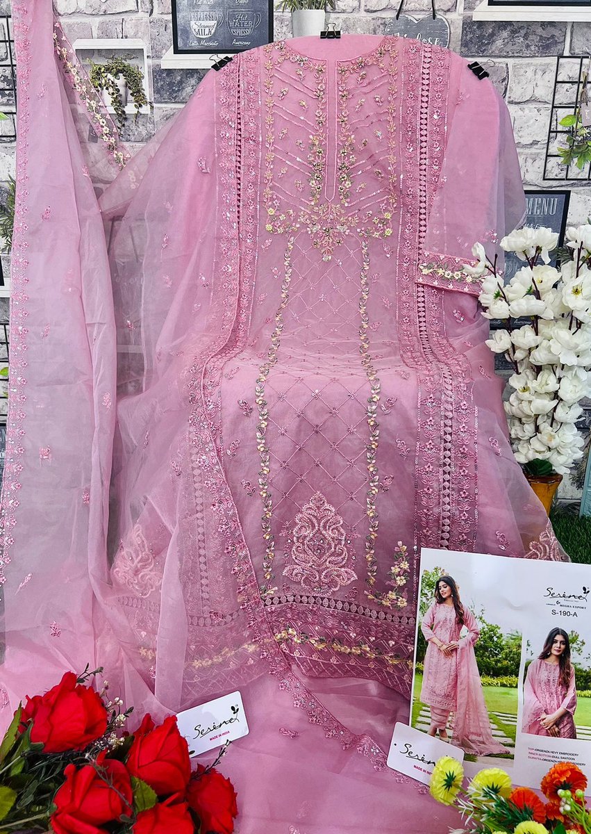 Serine Pakistani Suit S-190 Colors 2