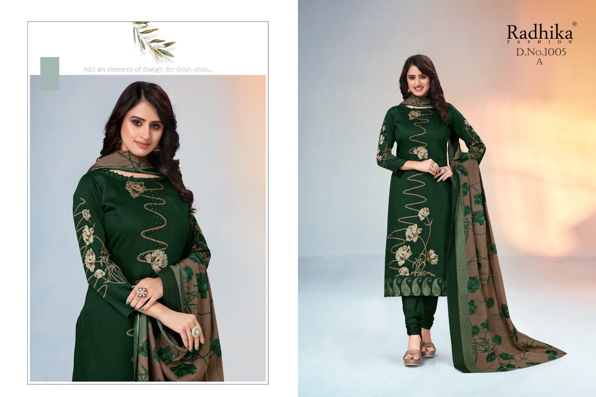 RADHIKA FASHION AZARA JIVIKA 1005-A TO 1005-D 1
