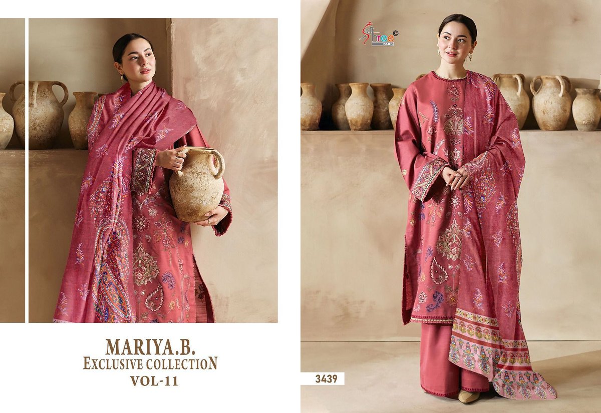 SHREE FABS MARIA B EXCLUSIVE COLLECTION VOL-11 3439 TO 3446 1