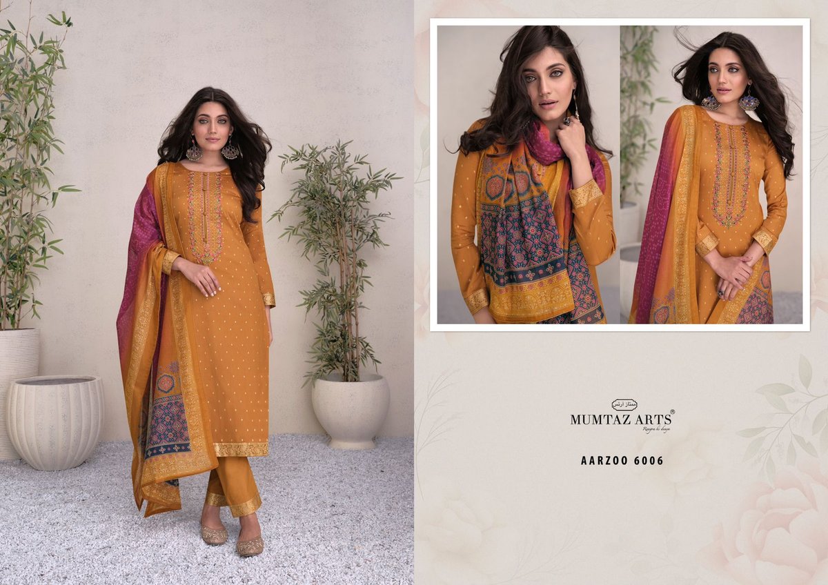 MUMTAZ ARTS AARZOO 6001 TO 6006 6