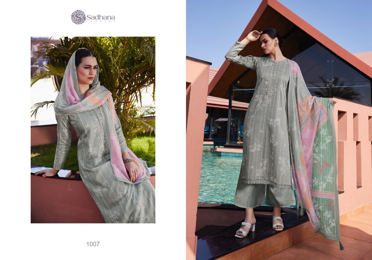 SADHANA FASHION ZABIN 1001 TO 1008 7