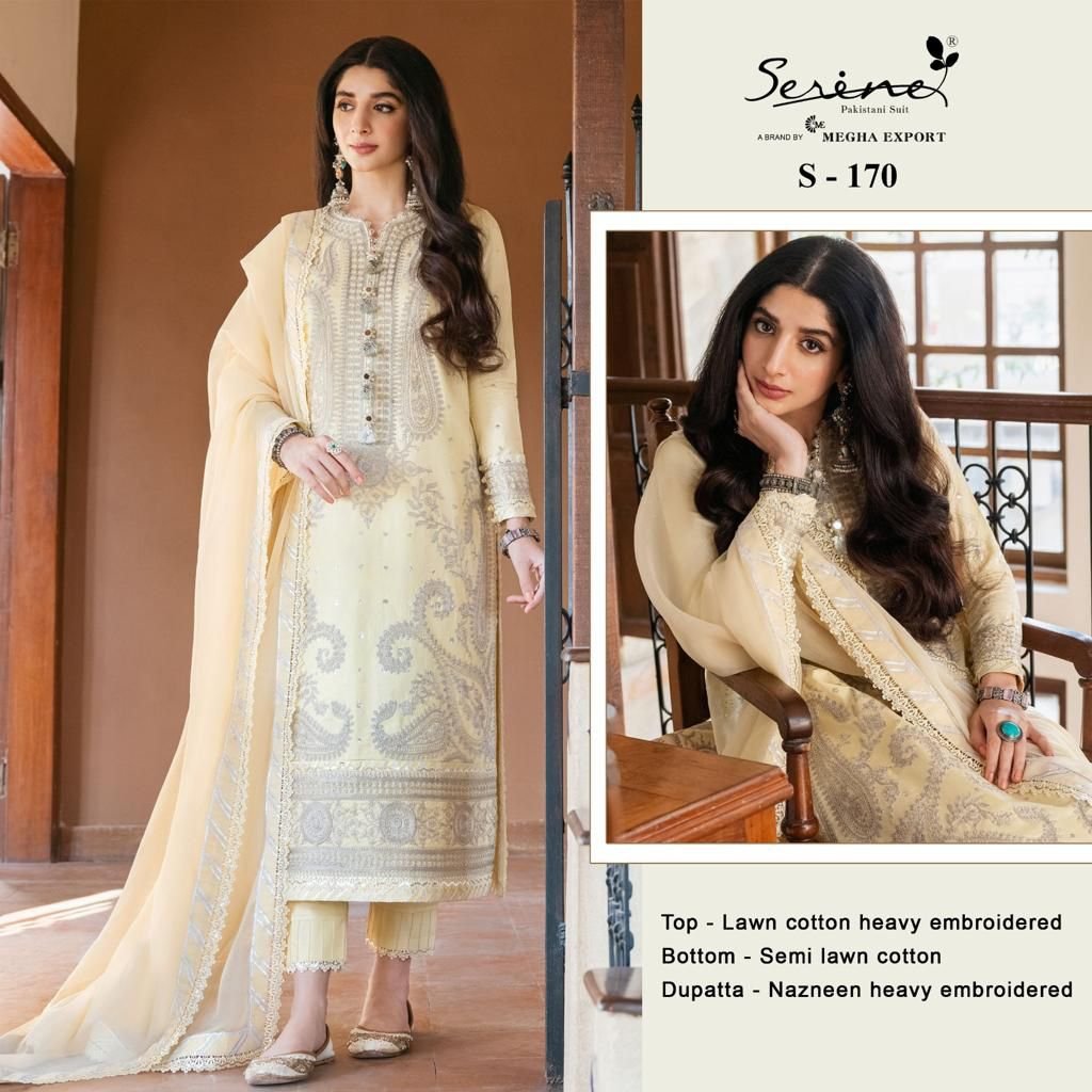 Serine Pakistani Suit S-170 Hit Design 1
