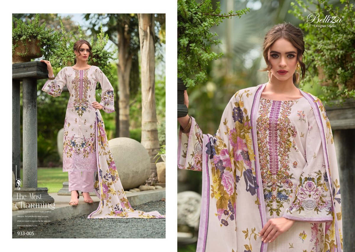 BELLIZA DESIGNER NAIRA VOL-58 933-001 TO 933-008 5