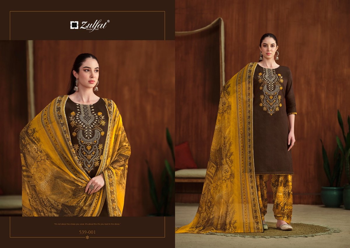 ZULFAT DESIGNER SHANAYA 539-001 TO 539-008 1