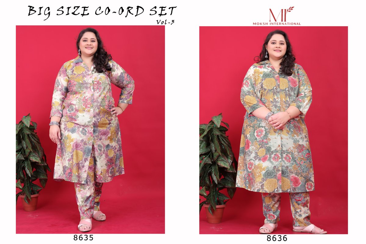 MOKSH BIG SIZE CO-ORD SET VOL-03 8635 & 8636 3