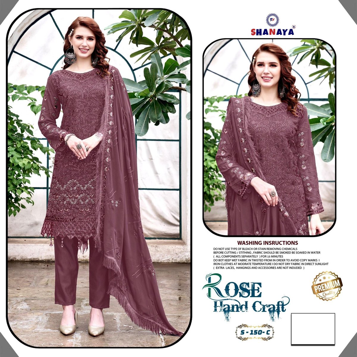 SHANAYA ROSE HAND CRAFT S-150-A TO S-150-D 3