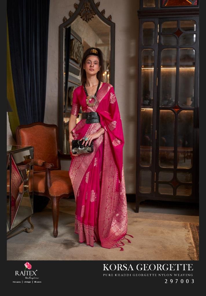 Rajtex Fabrics Korsa Georgette 297001-297006 Series 5