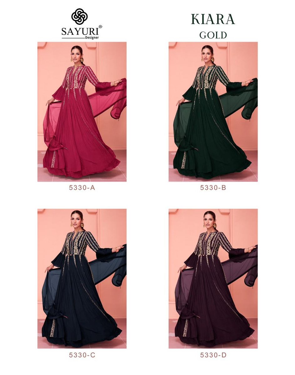 SAYURI DESIGNER KIARAA GOLD 5330-A TO 5330-D 5