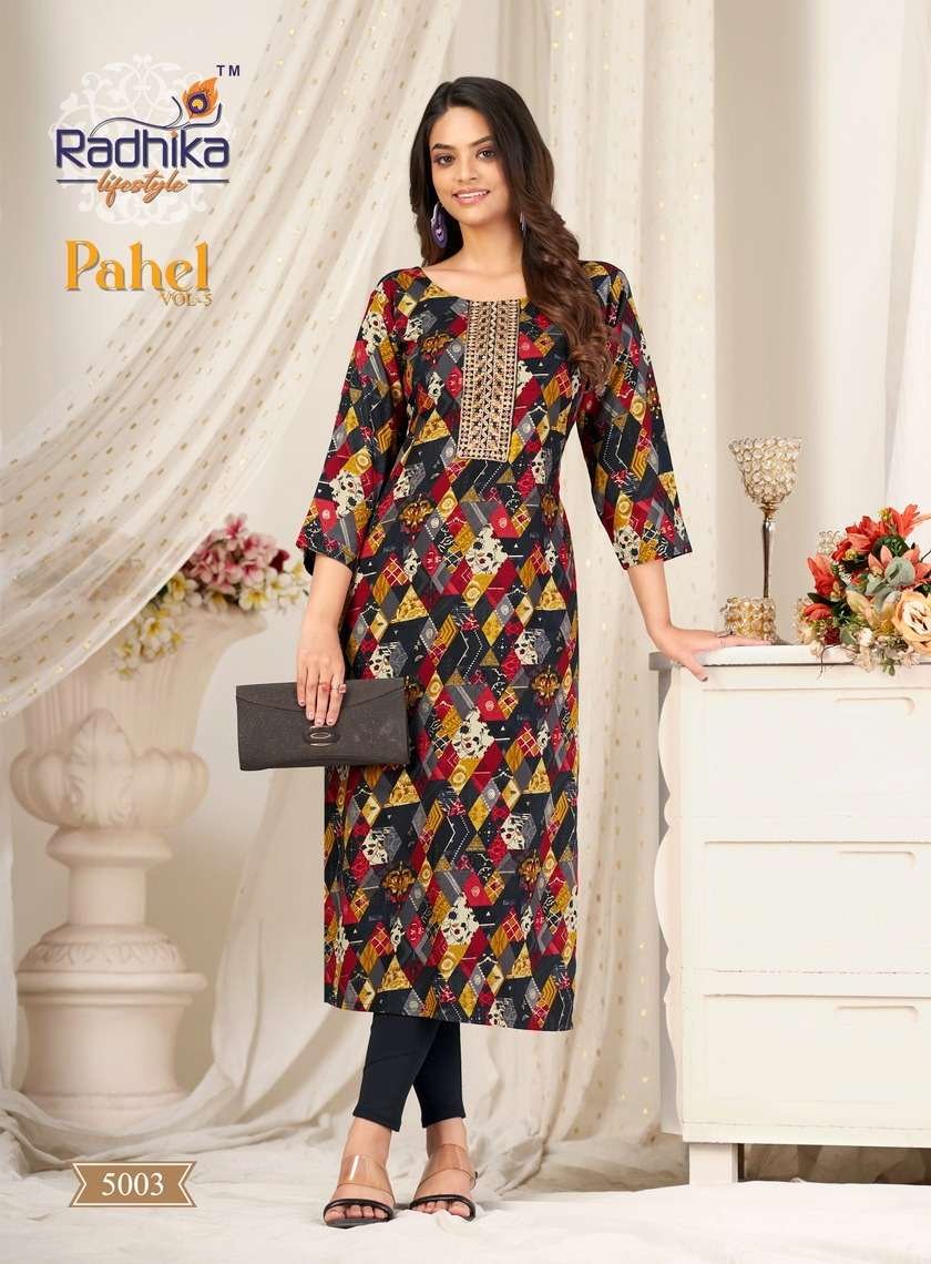 Radhika Lifestyle Pahel Vol-5 5001-5009 Series 3