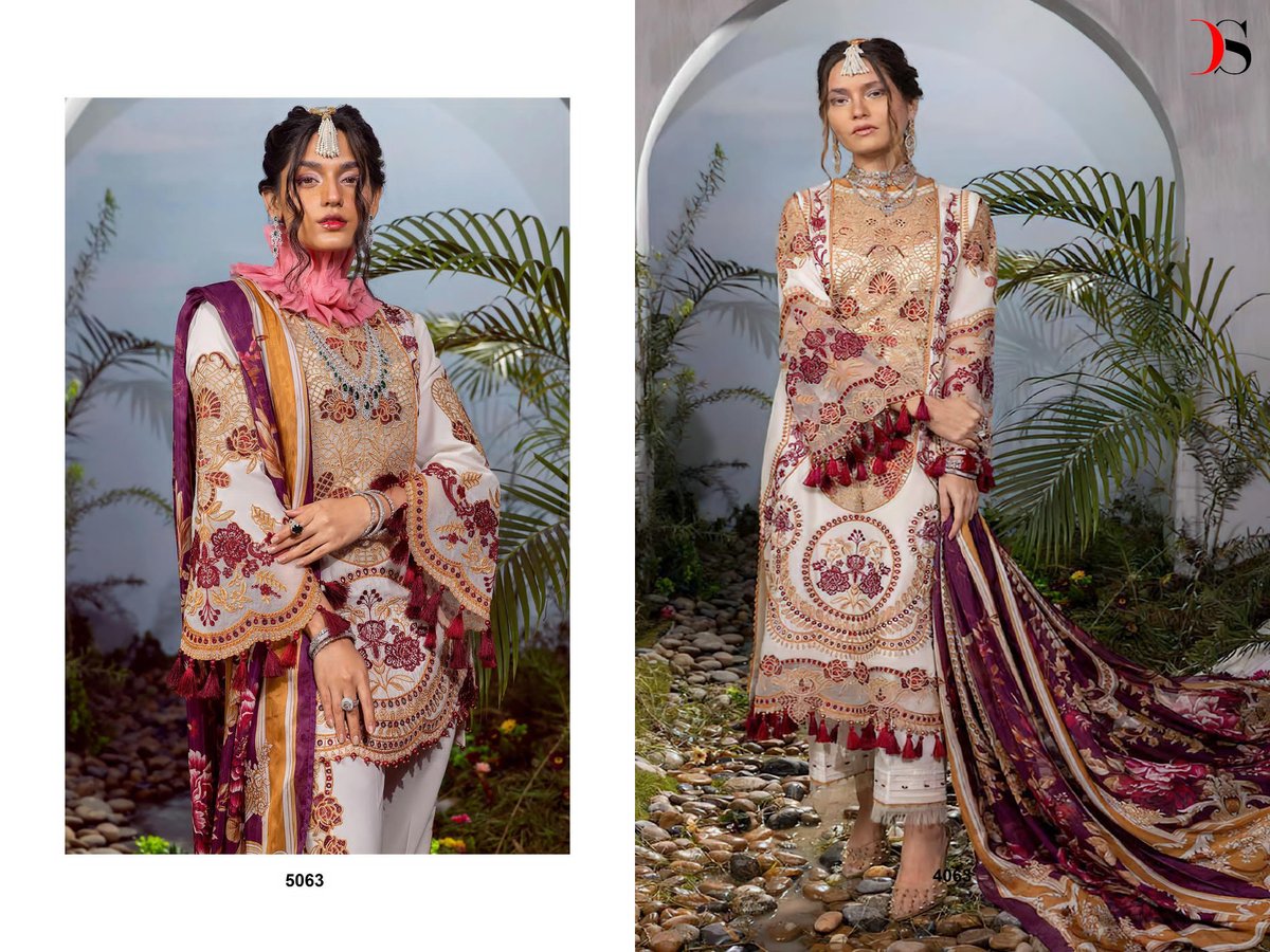 DEEPSY SUITS SANA SAFINAZ LAWN - 2 5061 TO 5065 3