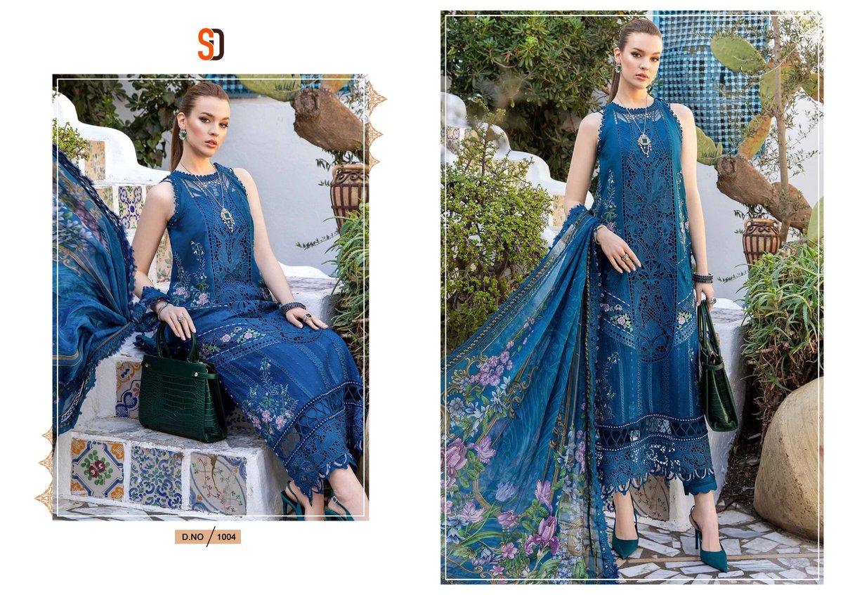 SHRADDHA DESIGNER MARIA.B LAWN VOL-1 1001 TO 1006 4