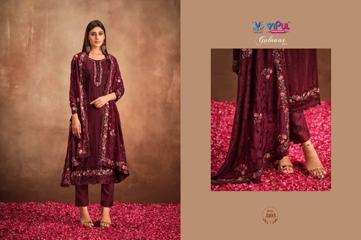 Vipul Fashion Gulnaar Vol-4 5101-5106 Series 5