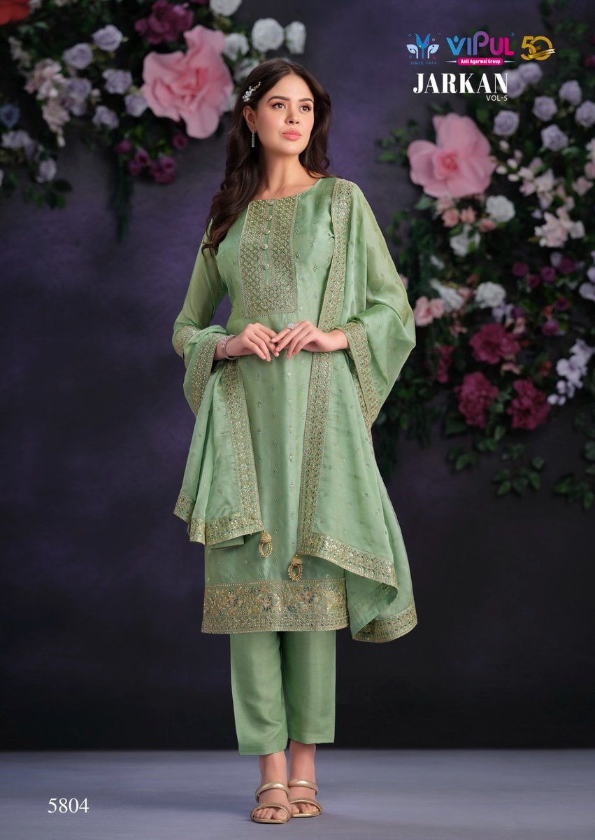 VIPUL FASHION JARKAN VOL-5 5801 TO 5805 4