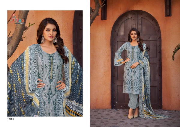 SHREE FAB BIN SAEED LAWN COLLECTION VOL-12 12001 TO 12006