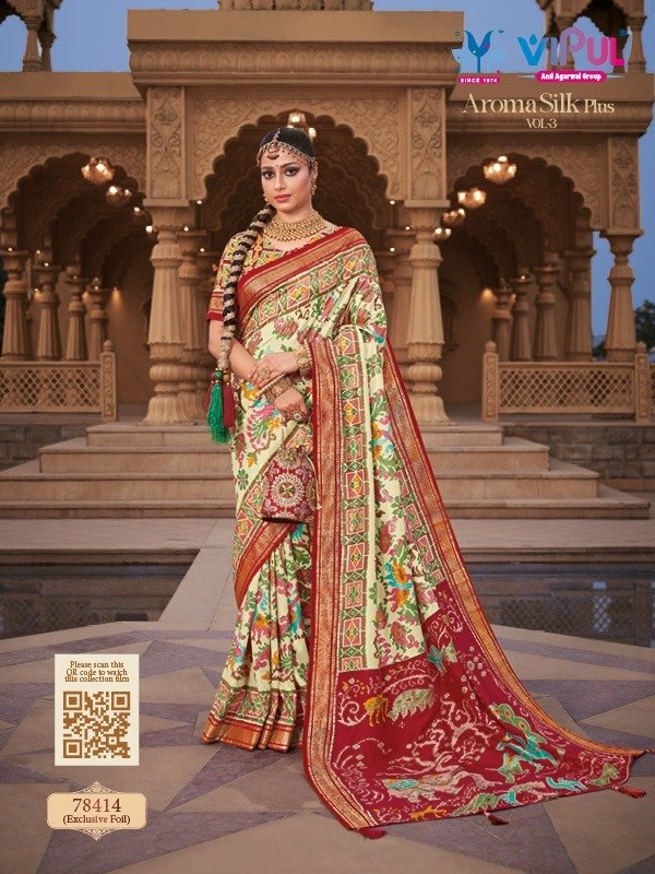 VIPUL AROMA SILK PLUS VOL-3 SERIES 78408 TO 78419 7