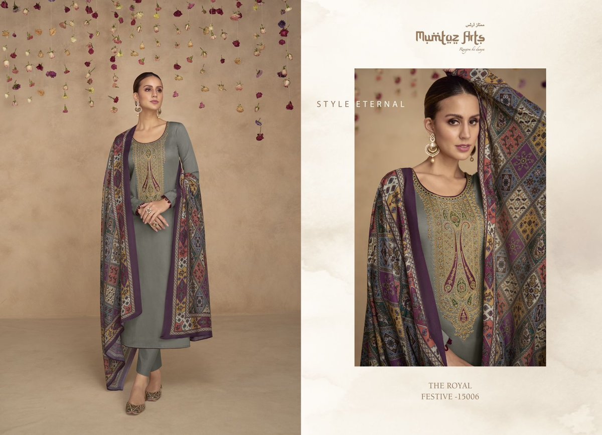 MUMTAZ ARTS ROYAL FESTIVE 15001 TO 15007 6