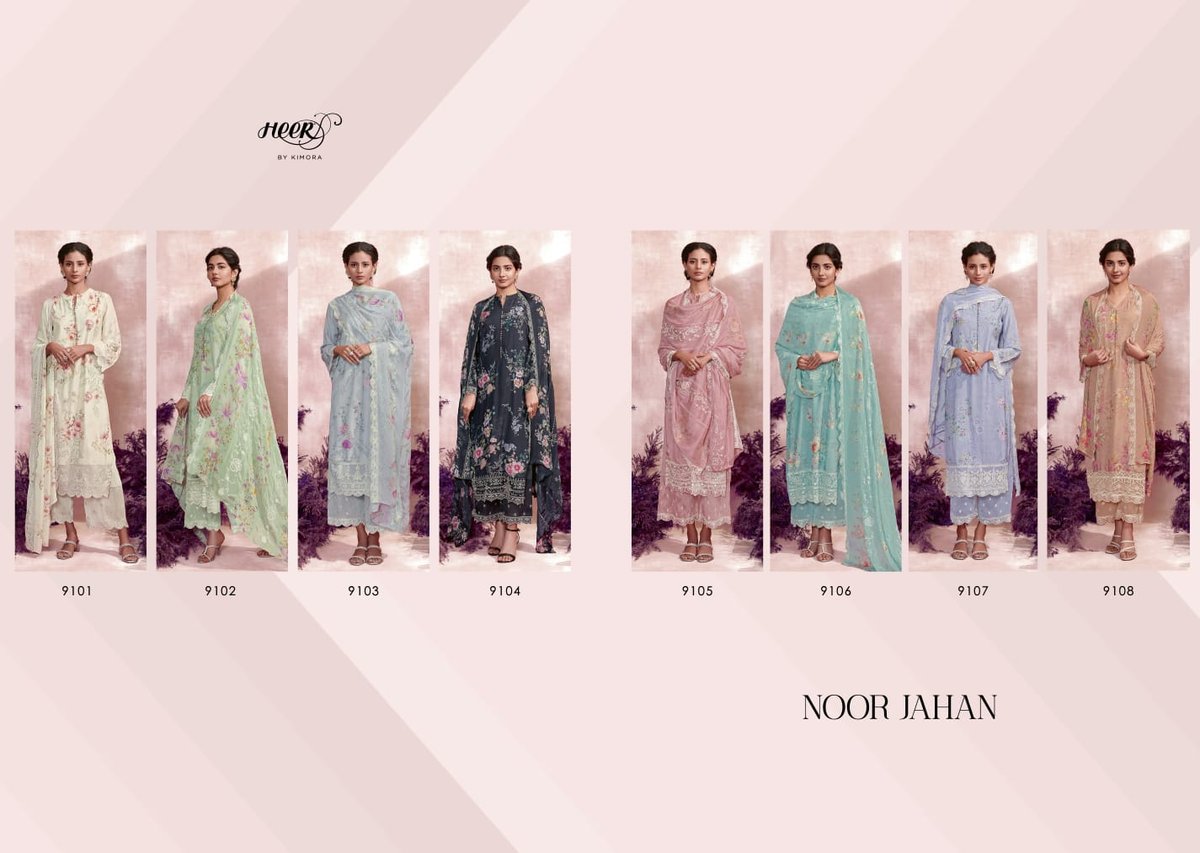 Kimora Fashion Noor Jahan 9101-9108 Series 9