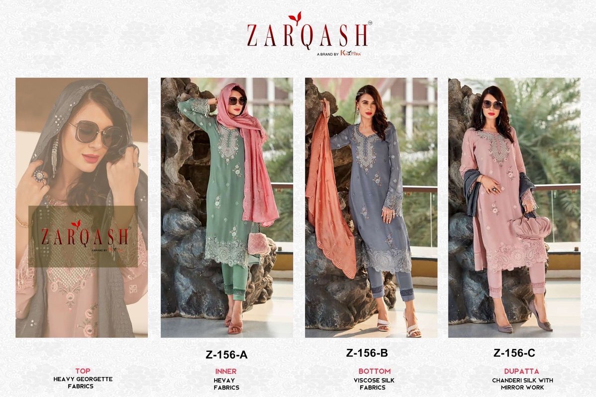 ZARQASH READYMADE COLLECTION Z-156-A TO Z-156-C 4