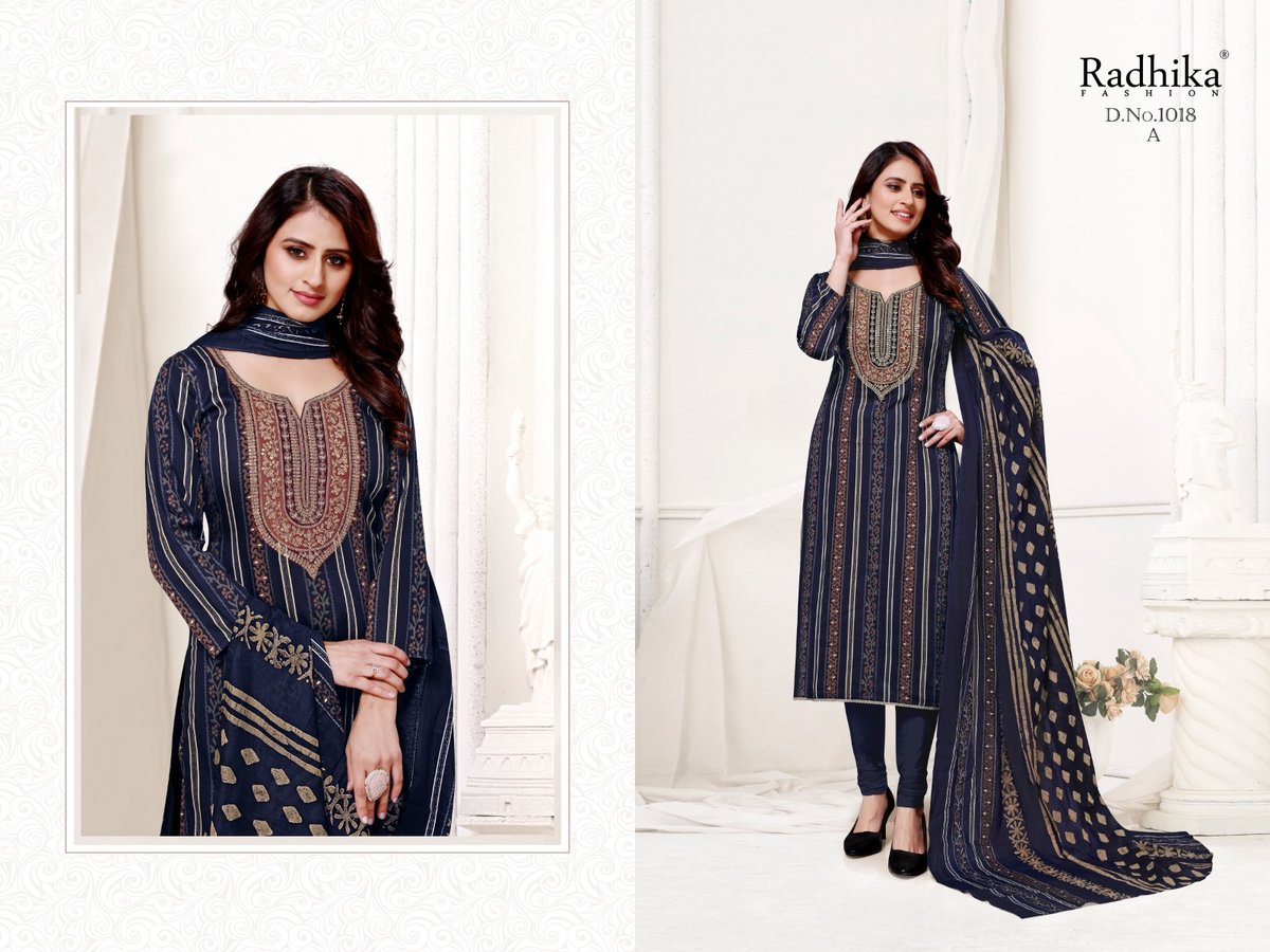RADHIKA FASHION AZARA NIGAHE 1018-A TO 1018-D 1