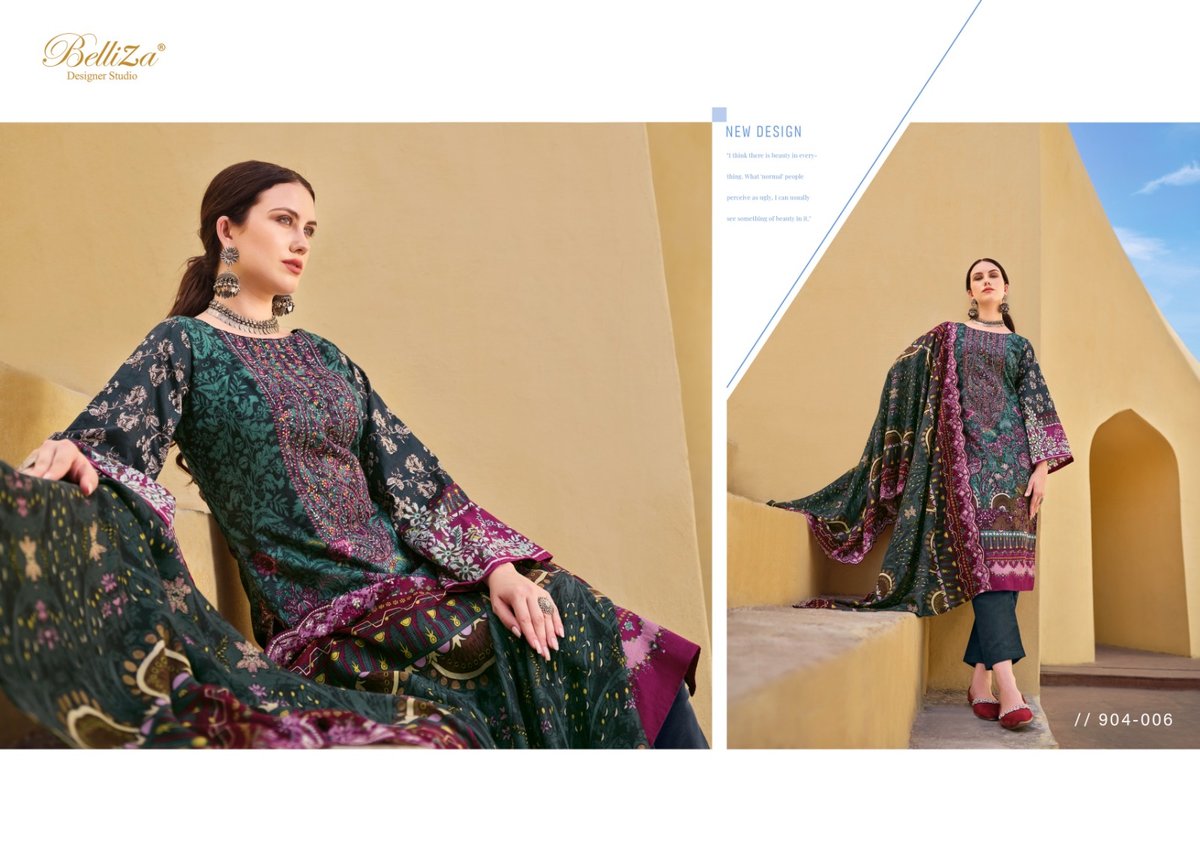 BELLIZA DESIGNER GUZARISH VOL-5 904-001 TO 904-008 6