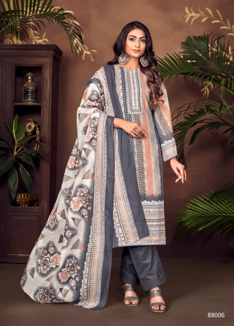 SKT SUITS ADHIRA VOL-6 88001 TO 88008 6