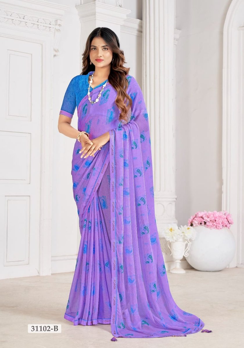 RUCHI SAREE VANILLA 31101-A TO 31103-D 6
