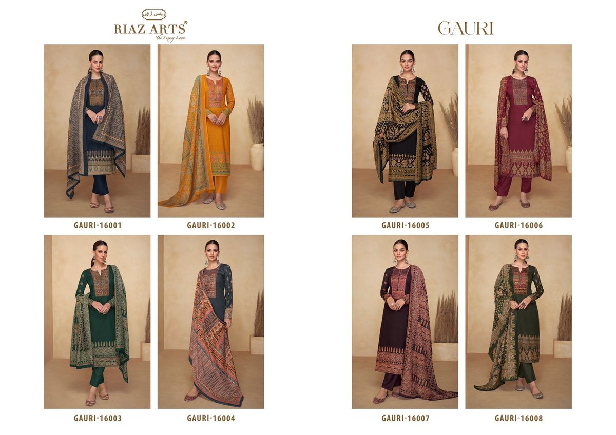 RIAZ ARTS GAURI 16001 TO 16008 9