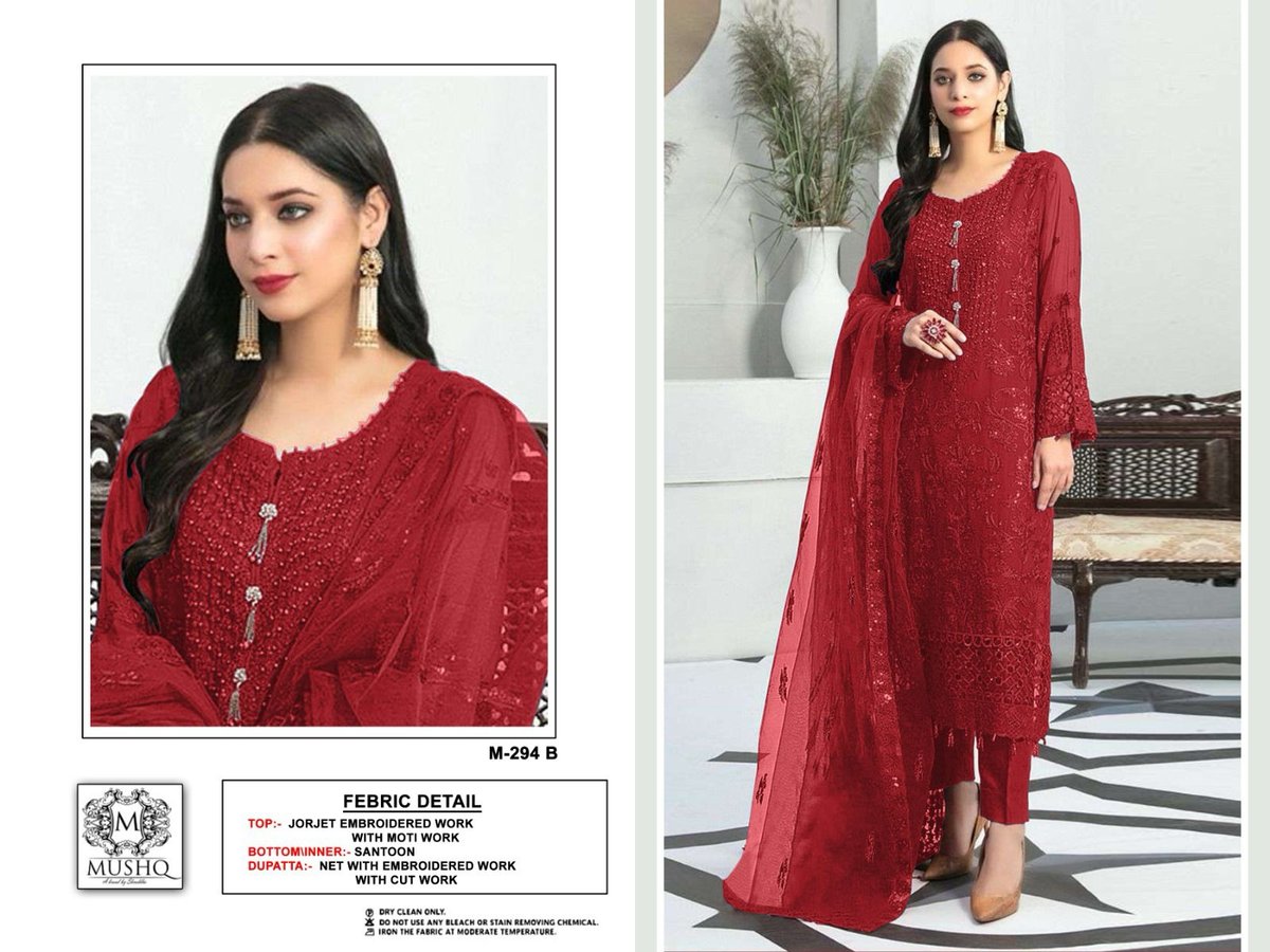 SHRADDHA DESIGNER MUSHQ M-294-A TO M-294-D 2