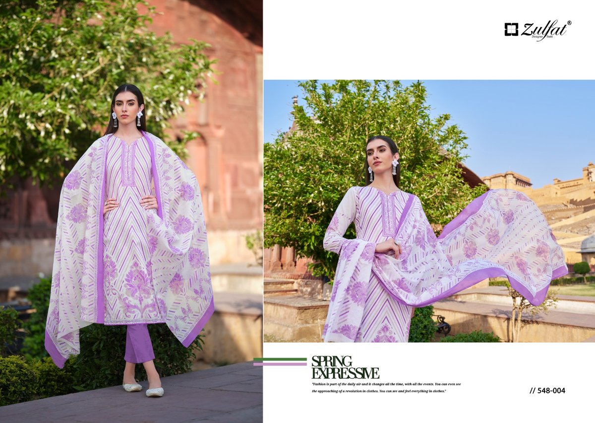 ZULFAT DESIGNER FARHANA VOL-6 548-001 TO 548-008 4