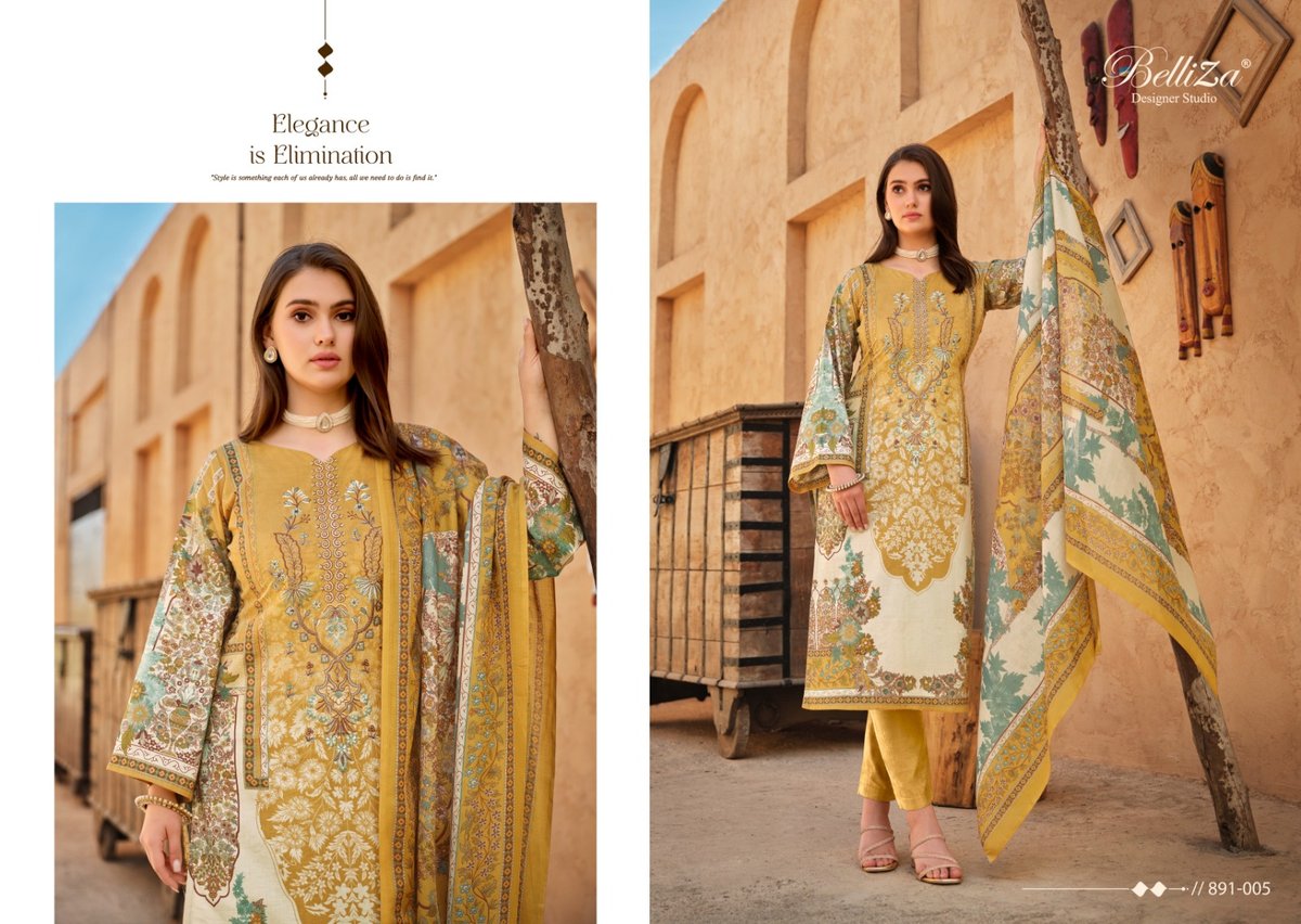 BELLIZA DESIGNER NAIRA VOL-39 891-001 TO 891-008 5