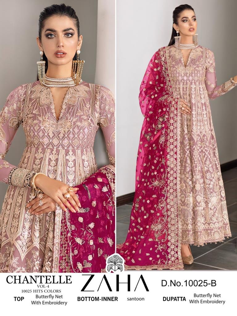 Zaha Chantelle Vol-4 10025 Hit Colors 3