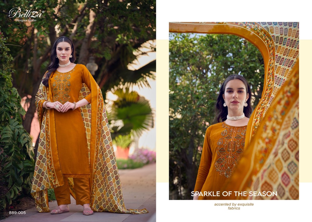 BELLIZA DESIGNER LOVINA VOL-3 889-001 TO 889-008 5