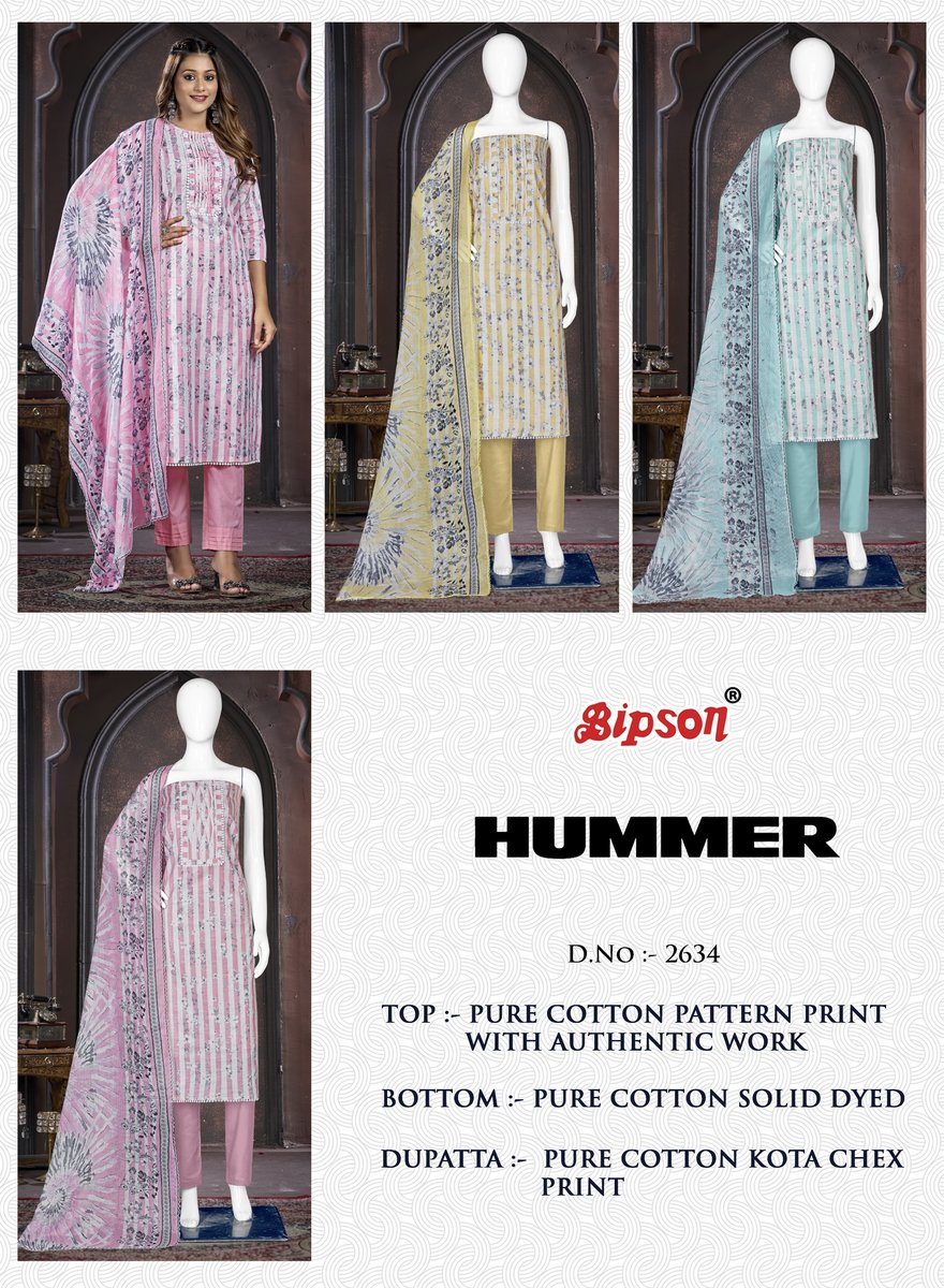 BIPSON PRINTS HUMMER 2634-A TO 2634-D 5