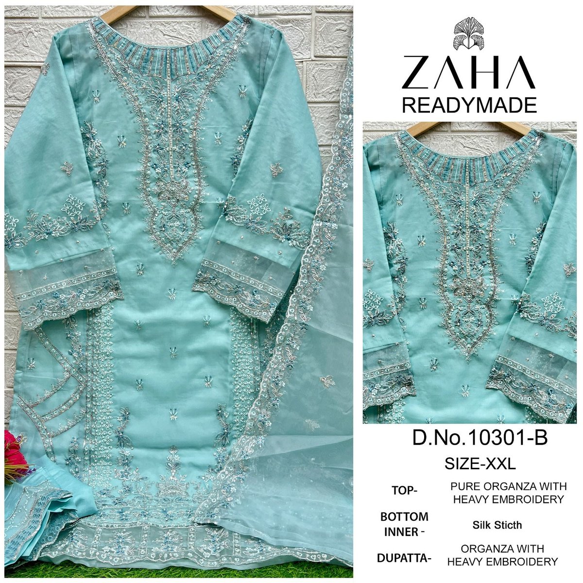 ZAHA READY MADE COLLECTION 10301-A TO 10301-D 2