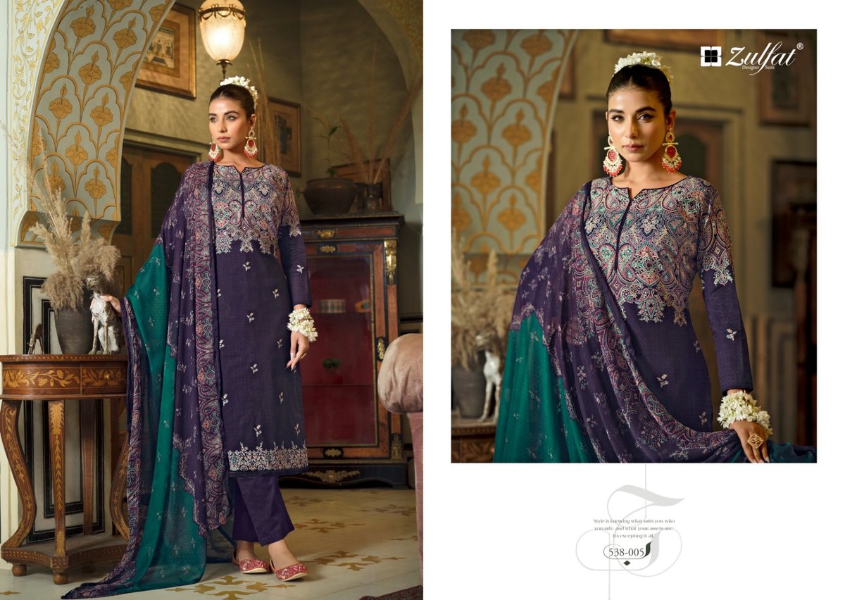 ZULFAT DESIGNER DILRUBA VOL-2 538-001 TO 538-008 5