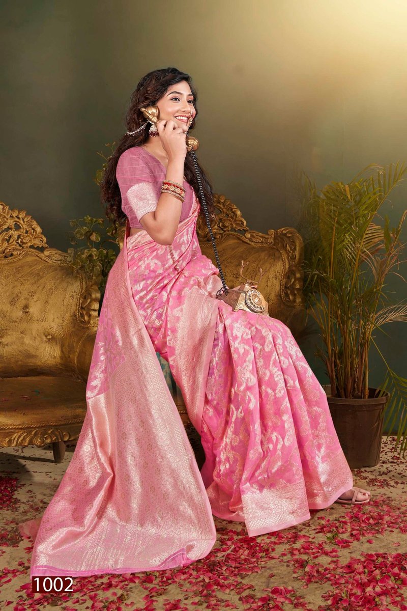 SAROJ SAREE PACIFIC COTTON VOL-2 1001 TO 1006 2