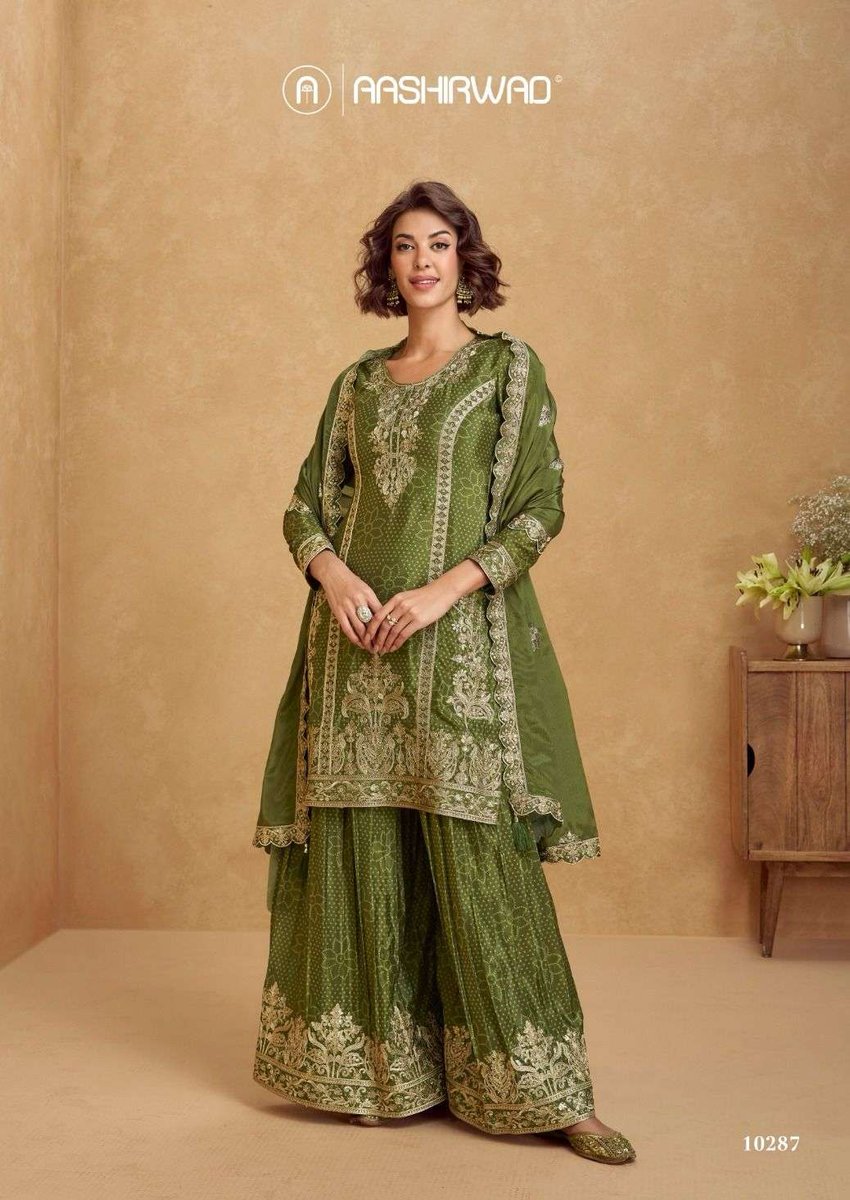 AASHIRWAD CREATION TANVI 10284 TO 10287 4