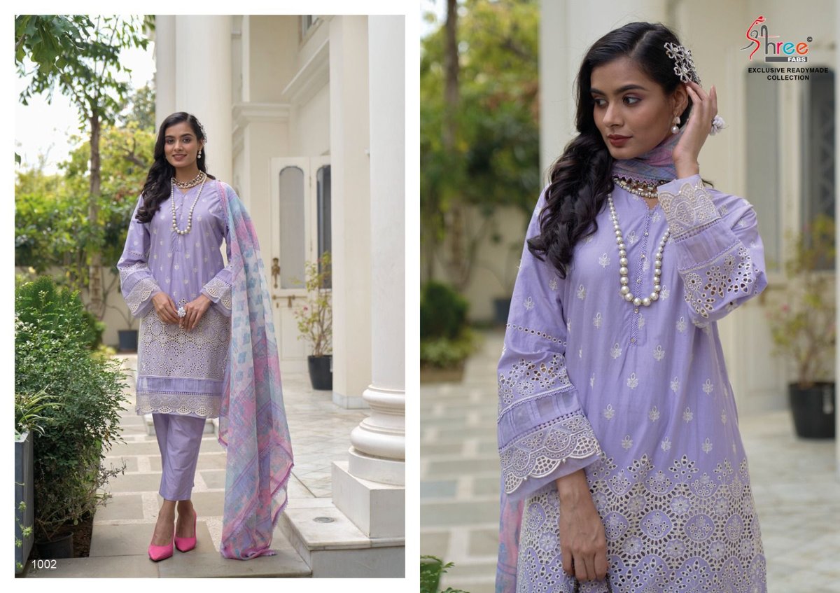 SHREE FAB MARIA B EXCLUSIVE READYMADE COLLECTION 1001 TO 1004 2