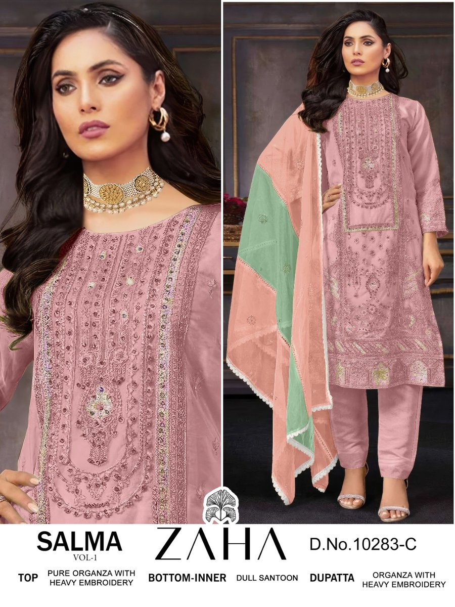 ZAHA SALMA VOL-1 10283-A TO 10283-D 3