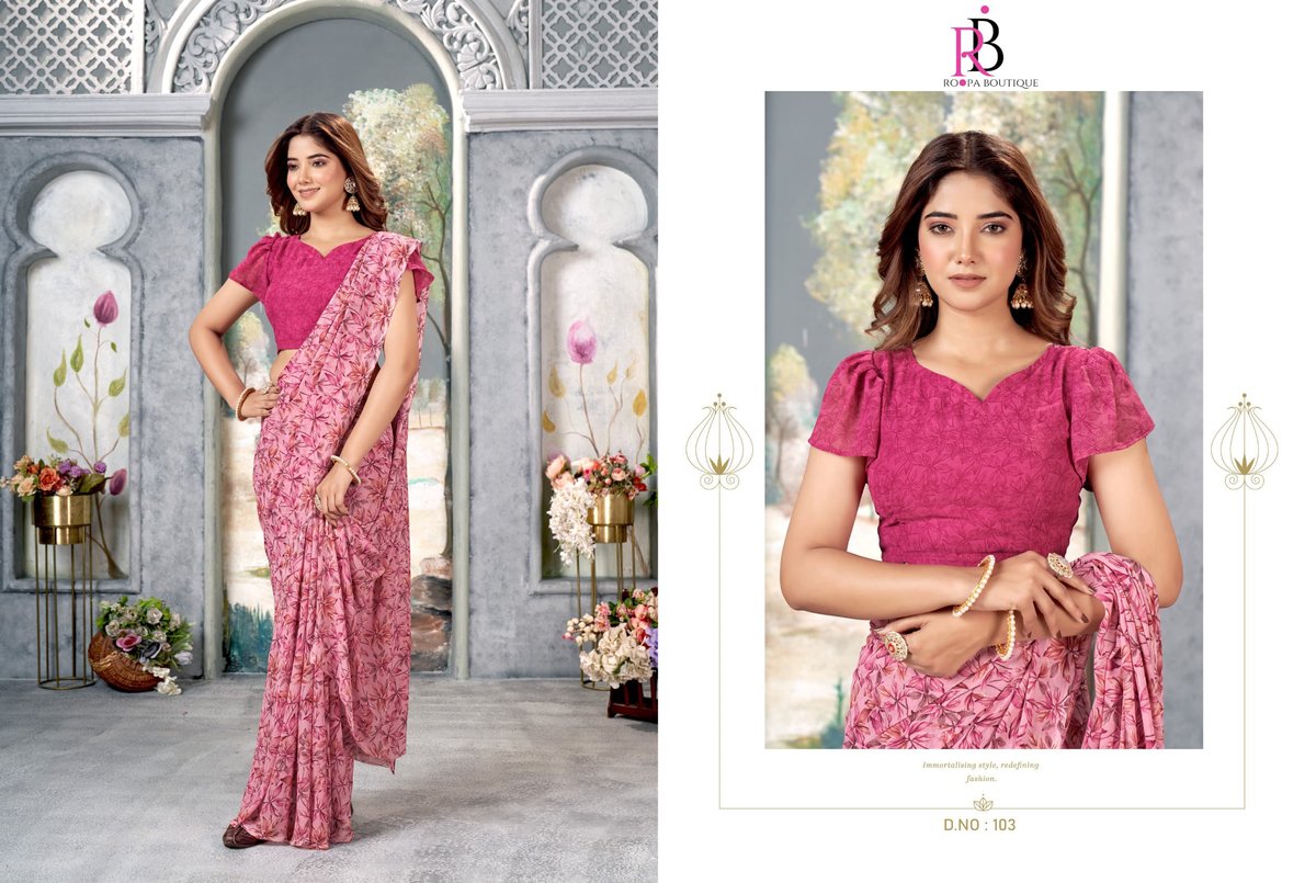 ROOPA BOUTIQUE ZEEYA RADHIKA VOL-1 101 TO 104 3
