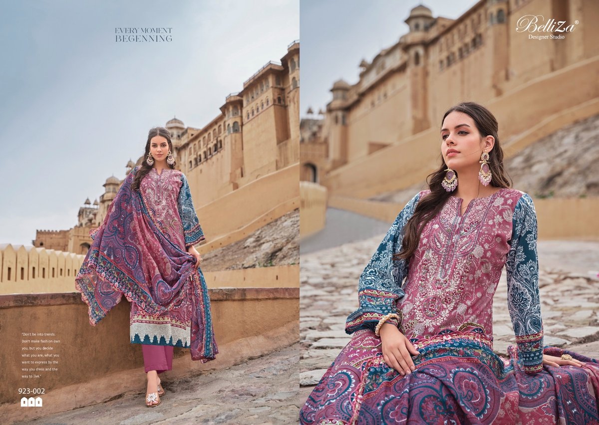 BELLIZA DESIGNER GUZARISH VOL-10 923-001 TO 923-008 2