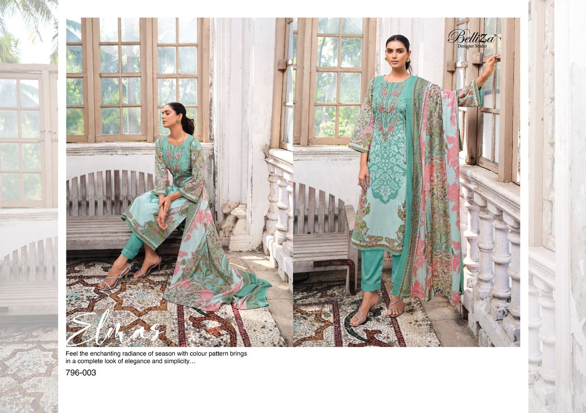 Belliza Designer Naira Vol-10 796-001 to 796-010 Series 3