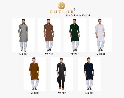 Kurta Pajama Outluk Men's Paithani Vol-1 001-007 Series 9