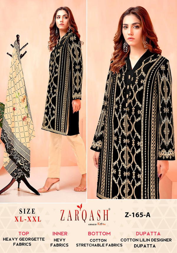 ZARQASH READYMADE COLLECTION Z-165-A TO Z-165-C