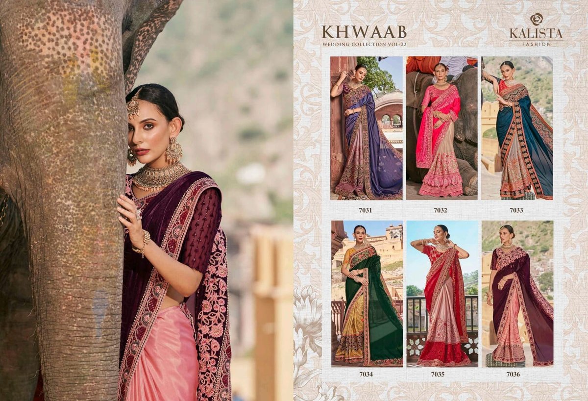 Kalista Fashion Khawaab Vol-22 7031-7036 Series 7