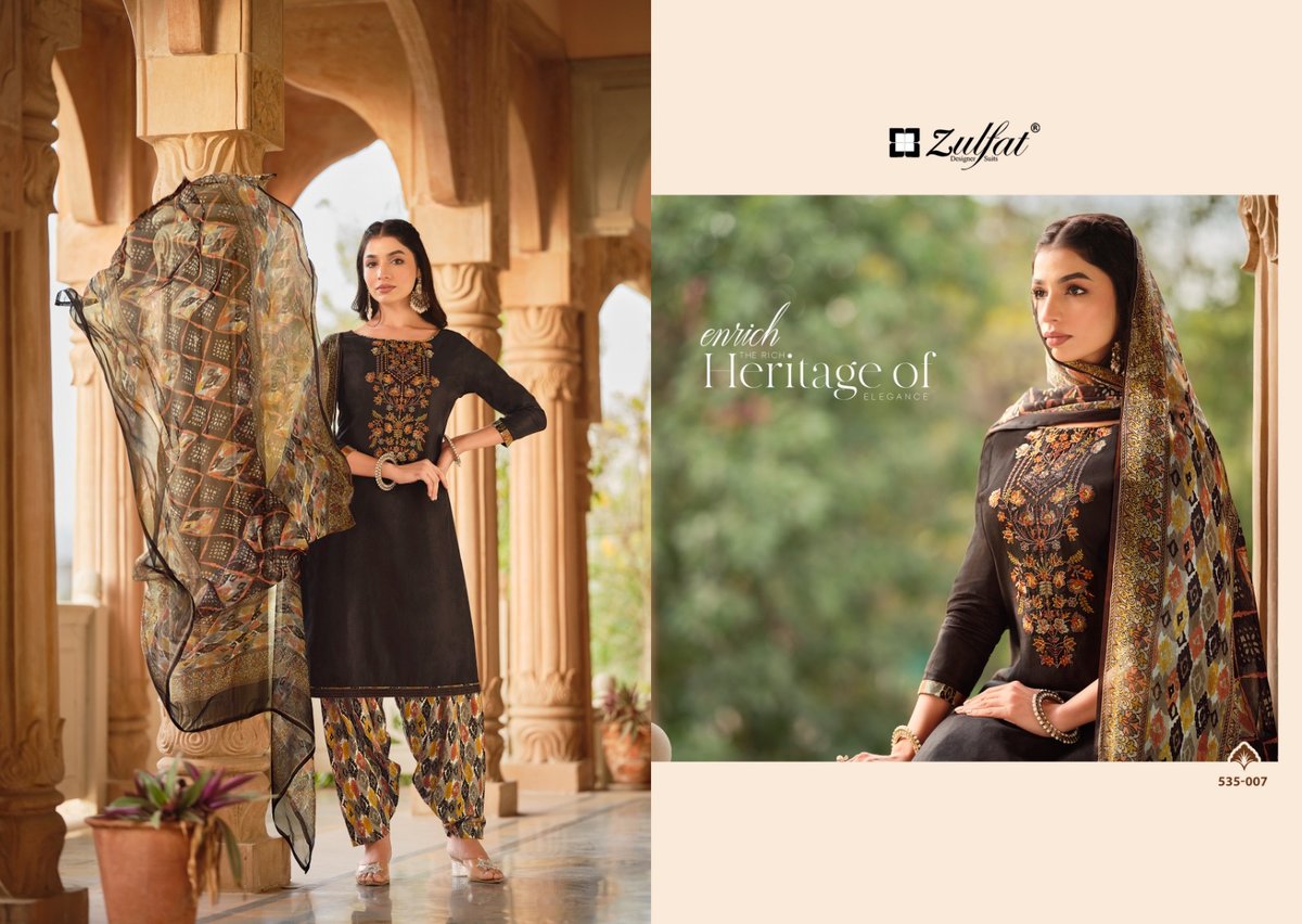 ZULFAT DESIGNER ASHNOOR 535-001 TO 535-008 7